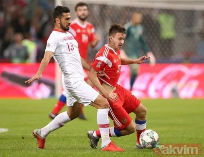 A Milli Takımımız, UEFA Uluslar Ligi’ndeki üçüncü maçında Rusya’ya 2-0 mağlup oldu