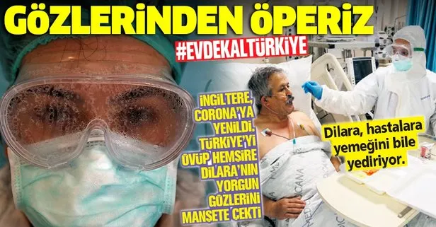 İngiliz haber ajansı Türkiye’yi övüp Hemşire Dilara’nın gözlerini manşete çekti