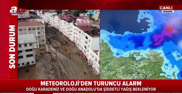 Giresun’da yaşanan sel felaketinin ardından Meteoroloji’den turuncu alarm! Doğu Karadeniz ve Doğu Anadolu için kuvvetli yağış uyarısı