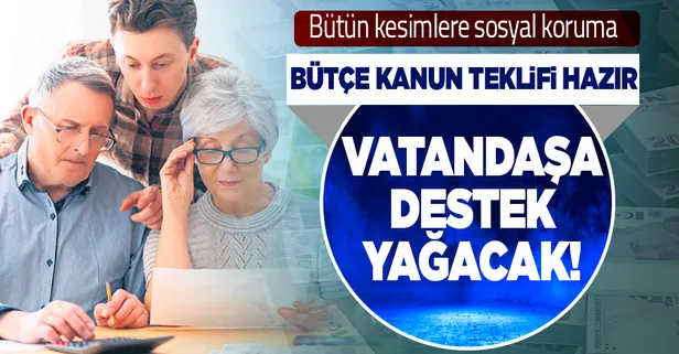 Vatandaşa destek yağacak! 2023 bütçe kanun teklifi hazır! Personele 1.1 trilyon, bütün kesimlere sosyal koruma...