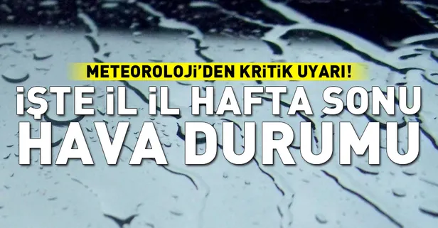 Meteoroloji son verileri açıkladı! Hafta sonu hava nasıl olacak? (19-20 Mayıs 2018 hava durumu tahminleri)-1