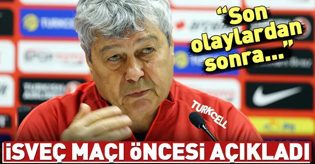 Mircea Lucescu: Burak Yılmaz'ı kadroya alacaktım ama...