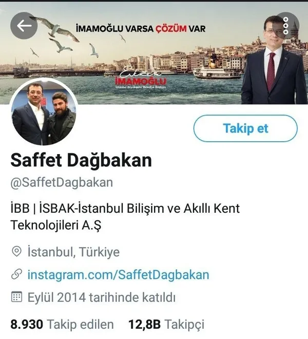 CHP'li Ekrem İmamoğlu İBB'yi teröristlerle dolduruyor! FETÖ'cü Saffet Dağbakan'a İSBAK'ta görev!-3