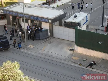 Gaziantep’te sahte canlı bomba düzenekli saldırganın gelişi böyle görüntülendi! Güvenlik kamera görüntüsü ortaya çıktı