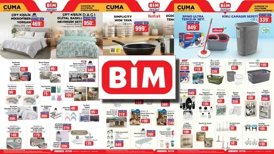 Fanlı ısıtıcı, nevresim seti, ütü masası dip fiyatta! İşte 9 Ocak BİM kataloğu...