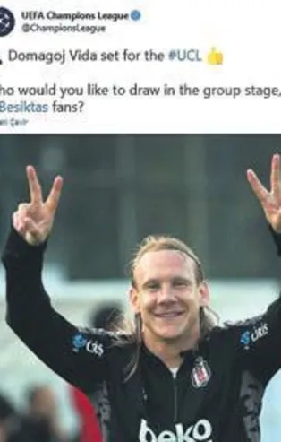 UEFA’dan Beşiktaş için flaş paylaşım