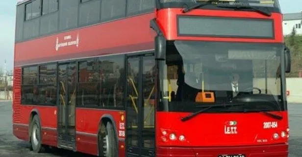 İstanbul’da çift katlı otobüslere fırtına engeli
