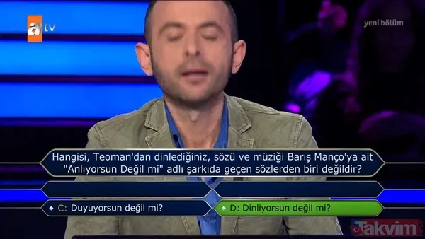 Kim Milyoner Olmak İster'de Kenan İmirzalıoğlu'nu duygulandıran 1915 Çanakkale Köprüsü sorusu: Asla unutturmamamız lazım - 31