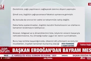 Başkan Erdoğan'dan Ramazan Bayramı mesajı!