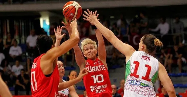 A Milli Kadın Basketbol Takımı, galibiyetle veda etti | Macaristan - Türkiye: 58-59