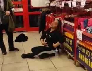 Markette ortalık bir anda karıştı