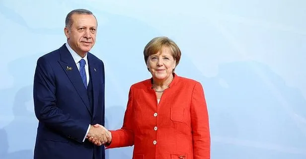 Son dakika: Başkan Erdoğan, Merkel ile görüştü