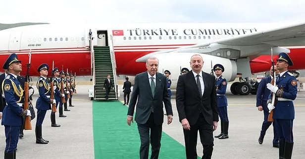 Tarihi anlar! Başkan Erdoğan ve Aliyev Laçın Uluslararası Havalimanı'nın açılışını yaptı