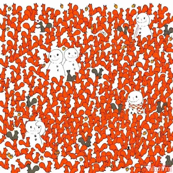 En dikkatli insanları ortaya çıkaran IQ testi! 5 havucu 21 saniyede bulan hedefi 12'den vuruyor - 2