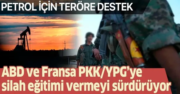 Son dakika: ABD ve Fransa, Suriye’de YPG/PKK’lı teröristlere silahlı eğitim vermeyi sürdürüyor