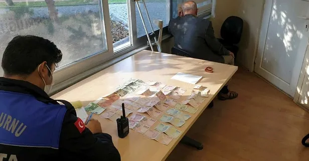 SON DAKİKA: Zeytinburnu'nda koltuk değnekli dilencinin üzerinden 7 bin lira çıktı