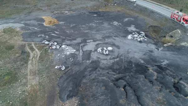 Son dakika: Kuzey Marmara Otoyolu'nda kimyasal madde paniği-2