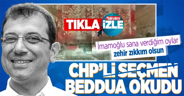 Ekrem İmamoğlu'na 2 kere oy veren vatandaş defalarca beddua okudu: İmamoğlu sana verdiğim oylar zehir zıkkım olsun