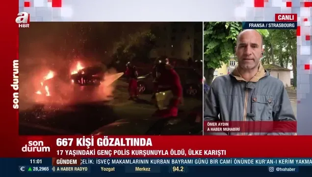 Fransa’da 17 yaşındaki genç polis kurşunuyla öldü, ülke karıştı! İşte son durum…
