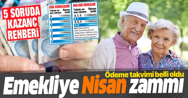 Emekliye 5 soruda kazanç rehberi! SSK, SGK ve Bağ-Kur kim ne kadar alacak? Zamlı maaşlar hangi tarihte yatacak?