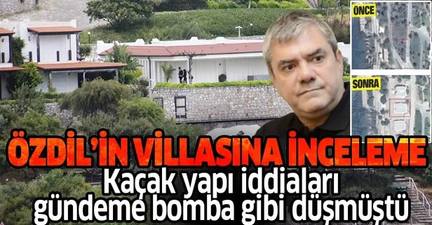 Son dakika: Yılmaz Özdil’in Bodrum Bitez’deki villasına inceleme! Ekipler kaçak inşaat iddiaları sonrası harekete geçti