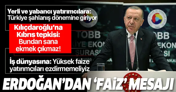 SON DAKİKA: Başkan Erdoğan'dan Türkiye Ekonomi Şurası'nda önemli açıklamalar