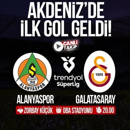 Alanyaspor - Galatasaray | CANLI