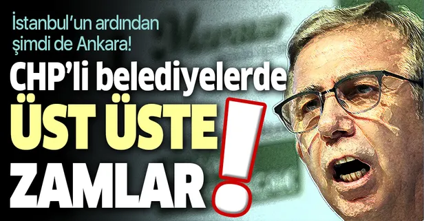 İBB'den sonra Ankara'da da toplu taşımaya zam