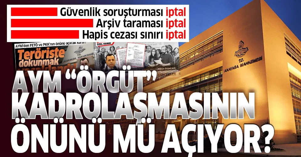 AYM'den bir tartışmalı karar daha! Sözleşmeli personeller için 6 aydan fazla hapis cezası almamış olma şartı kaldırıldı