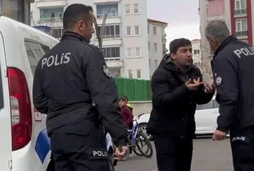 Gözaltına alınan şahıs çılgına döndü!