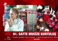 A Haber ekranında duygusal anlar! İzmir Depreminden 91 saat sonra enkaz altından kurtarılan Ayda Bebekin mutluluğu