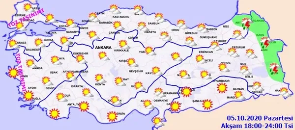 Meteoroloji özellikle uyardı! Hava kalitesi düşecek! 6 Ekim HAVA DURUMU-1