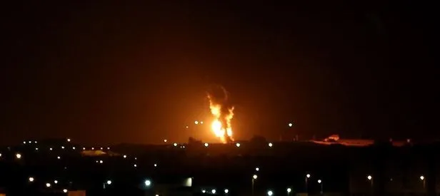 İsrail savaş uçaklarıyla Gazze’yi vurdu