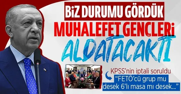 Başkan Erdoğan’dan KPSS’nin iptaline ilişkin flaş açıklama!