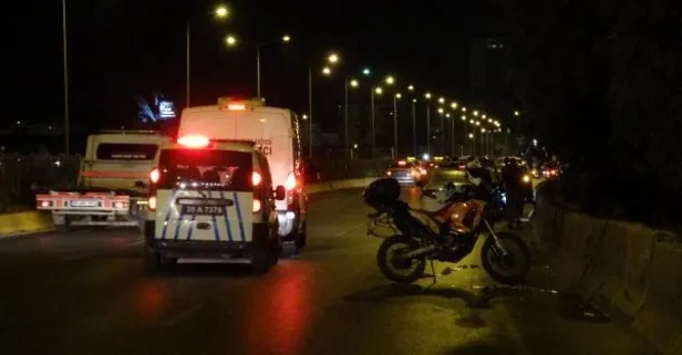 Bayraklı'da feci kaza: Refüje çarpan motosiklet sürücüsü hayatını kaybetti!