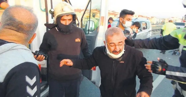 Antalya’da motosikletli gençler kaza yaptı: Oğlunun öldüğünü zanneden baba büyük korku yaşadı