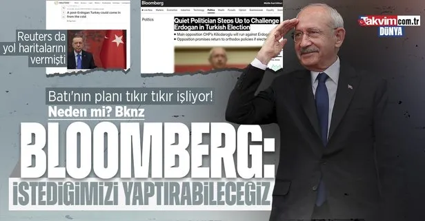 6’lı koalisyonun adayı Kemal Kılıçdaroğlu dünya basınında! ABD merkezli Bloomberg çok mutlu: Ortodoks politikalara dönülecek