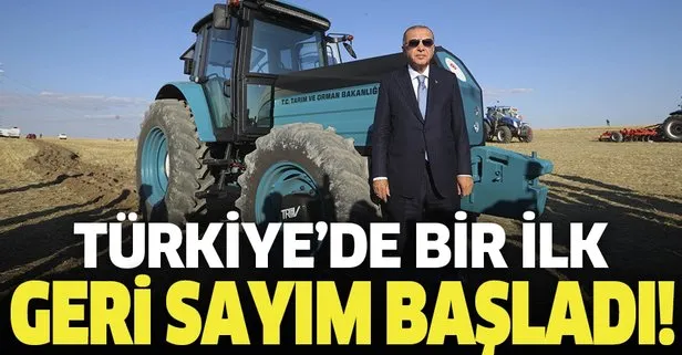 Başkan Erdoğan’ın katılımıyla görücüye çıkmıştı... Türkiye’nin ilk yerli elektrikli traktörünün seri üretimi için geri sayım