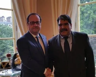 Terörist başını sarayda ağırladılar
