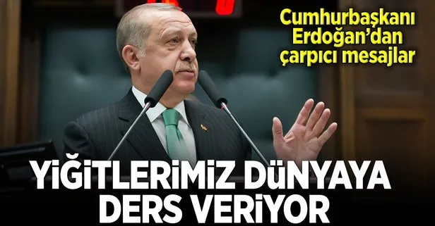 Yiğitlerimiz ders veriyor