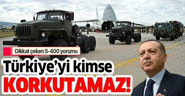 Rus uzmandan dikkat çeken S-400 yorumu: Türkiye’yi kimse korkutamaz