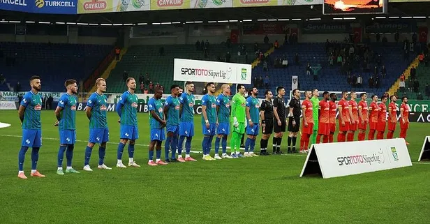 Çaykur Rizespor Kayserisporu evinde tek golle geçti: 1-0