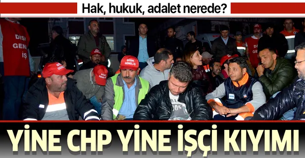 CHP'li Maltepe Belediyesi'nde işçi kıyımı! Eyleme başladılar