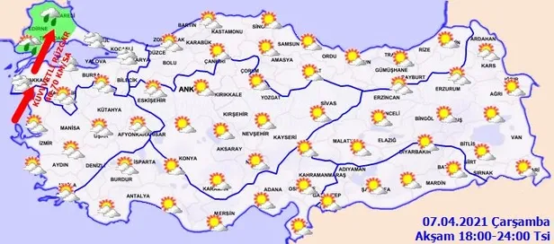 HAVA DURUMU | Meteorolojiden İstanbul ve birçok il için sağanak uyarısı | 7 Nisan hava nasıl olacak?-4