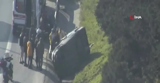 TEM’de kaza: Trafik yoğun