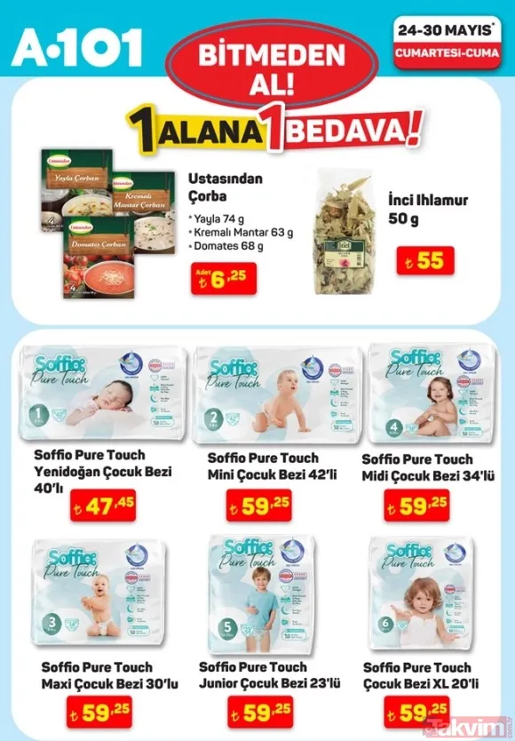 🧼 Kişisel Bakım Ve Temizlik 🧴 50 Ml Sıvı Sabun – 69,50 Tl 💄 Lip Gloss – 69,50 Tl 🌸 Oda Kokusu – 149,50 Tl 🧂 5 L Domestos Çamaşır Suyu – 189 Tl 🧺 10 Kg...