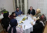 Başkan Erdoğan, Ersin Kılıçaslan isimli vatandaşın iftar sofrasına konuk oldu