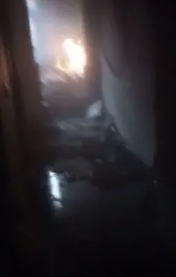 Hastanenin içerisindeki dehşet anları