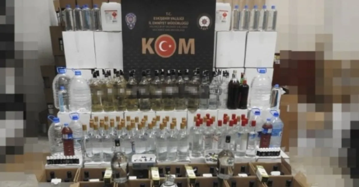 Eskisehir De 979 Litre Kacak Alkol Ele Gecirildi Takvim