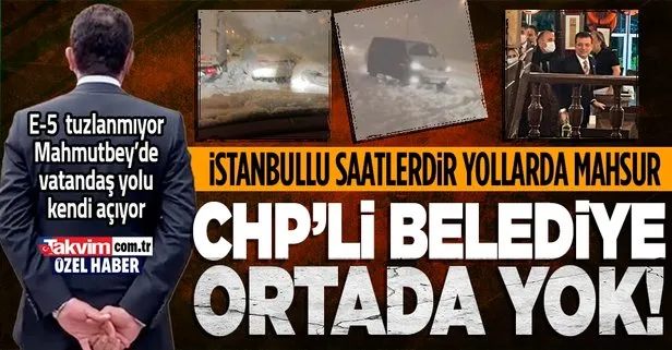 İstanbullu 7 saati aşkın süredir yollarda mahsur, CHP’li İBB ortalarda yok!